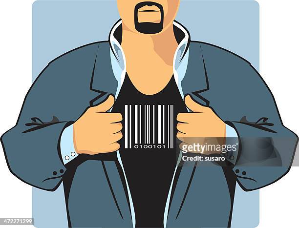 identity - jacket stock illustrations