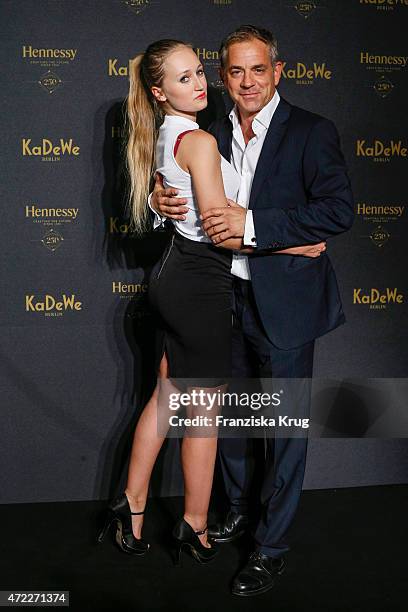 Tatjana Thinius and Florian Fitz during the Hennessy 250th anniversary celebrations on May 5, 2015 in Berlin, Germany.