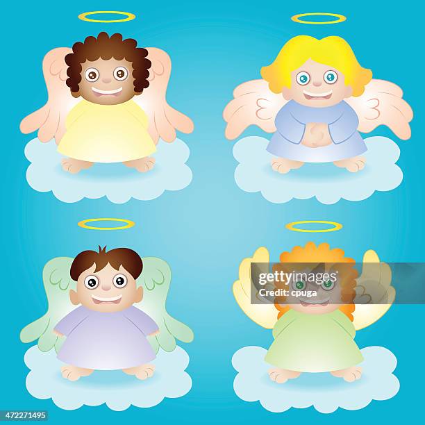 Small Angels Vector Little Angels High-Res Vector Graphic - Getty Images
