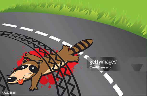 roadkill  - roadkill stock-grafiken, -clipart, -cartoons und -symbole