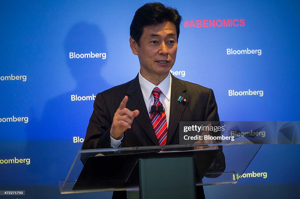 Japanese Deputy Minister Of Economy Yasutoshi Nishimura Interview