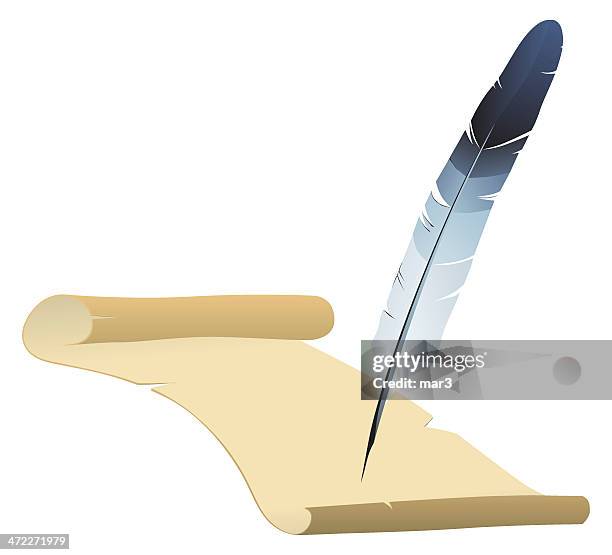 Scroll Ink Writing 222 Scroll Ink And Pen Stock Photos, High-Res Pictures, and Images ...