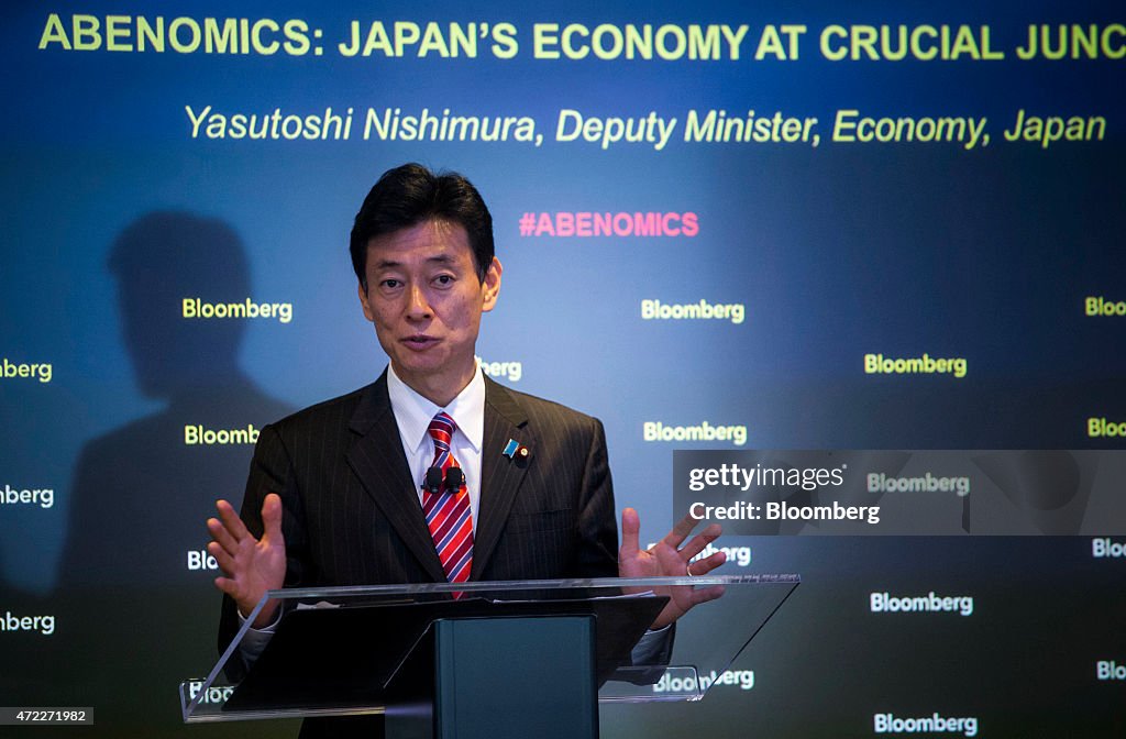 Japanese Deputy Minister Of Economy Yasutoshi Nishimura Interview