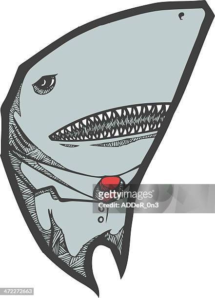 land shark - financi��n stock illustrations