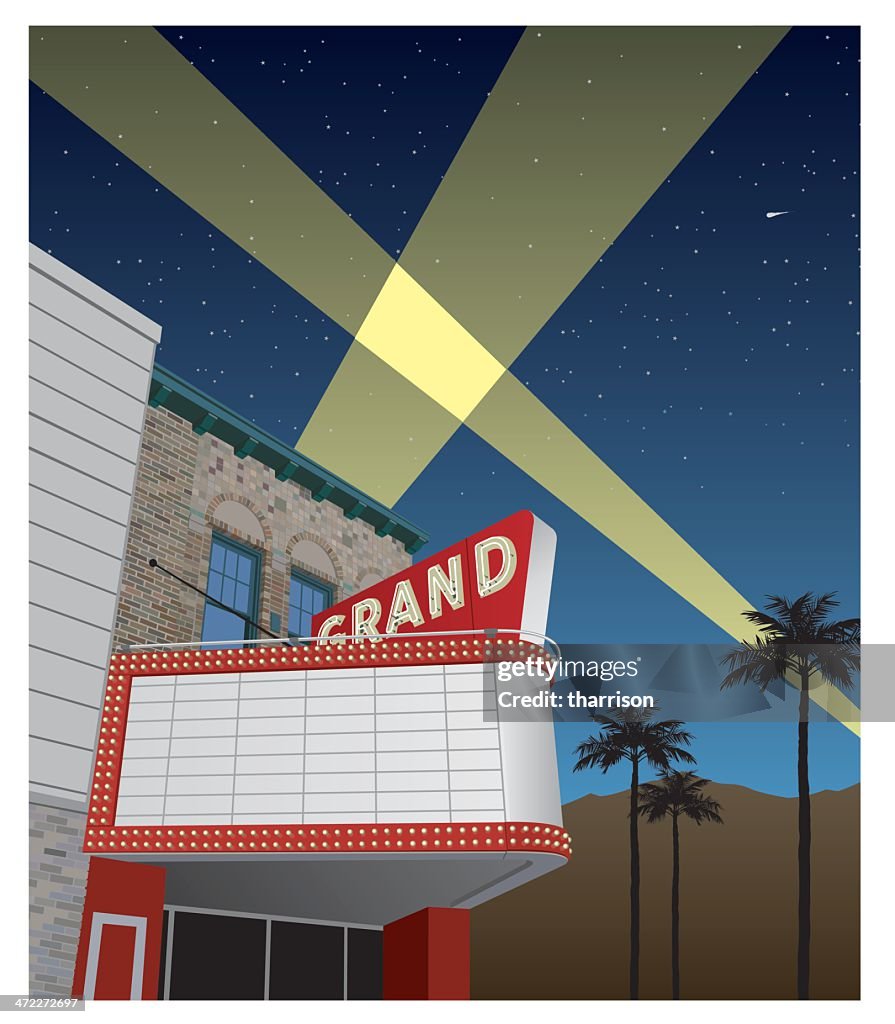 Theater Marquee Nostalgic