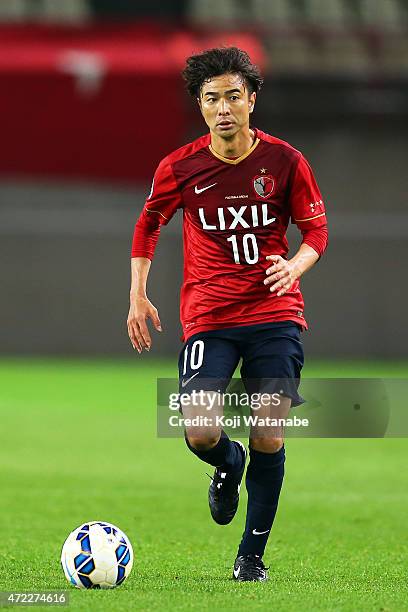 Masashi Motoyama of Kashima Antlers in action during the AFC Champions League Group H match between Kashima Antlers and FC Seoul at Kashima Stadium...