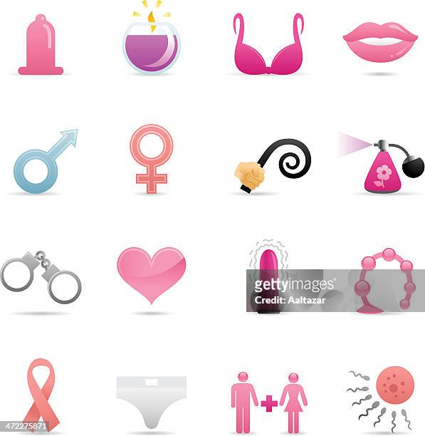 farbe web icons-sex - vibrator stock-grafiken, -clipart, -cartoons und -symbole