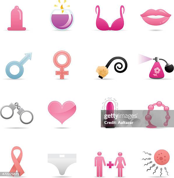 stockillustraties, clipart, cartoons en iconen met color web icons - sex - tanga