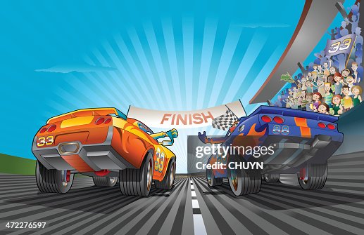 Racing Car fight Racing Car fight