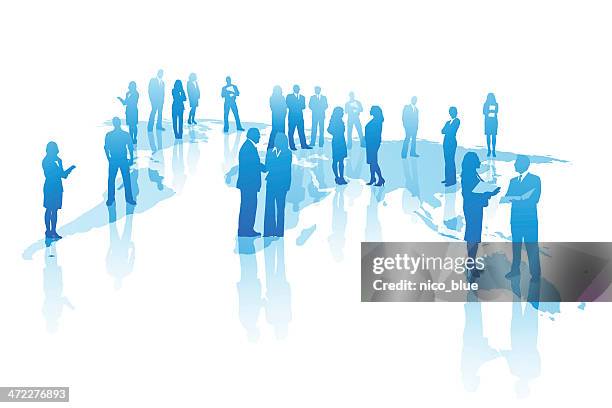 global business - gruppenfoto stock-grafiken, -clipart, -cartoons und -symbole