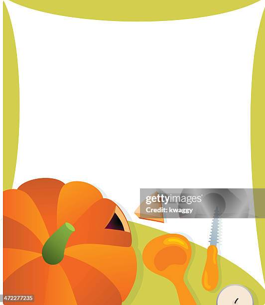 ilustraciones, imágenes clip art, dibujos animados e iconos de stock de escultura de calabaza - cuchara-de-helado
