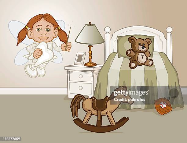 tooth fairy - tooth fairy fictional character stock illustrations