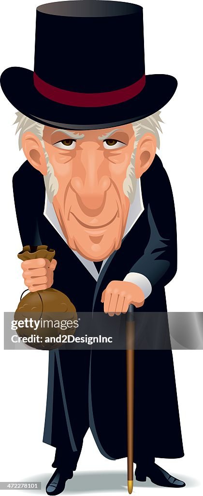 Smiling Scrooge