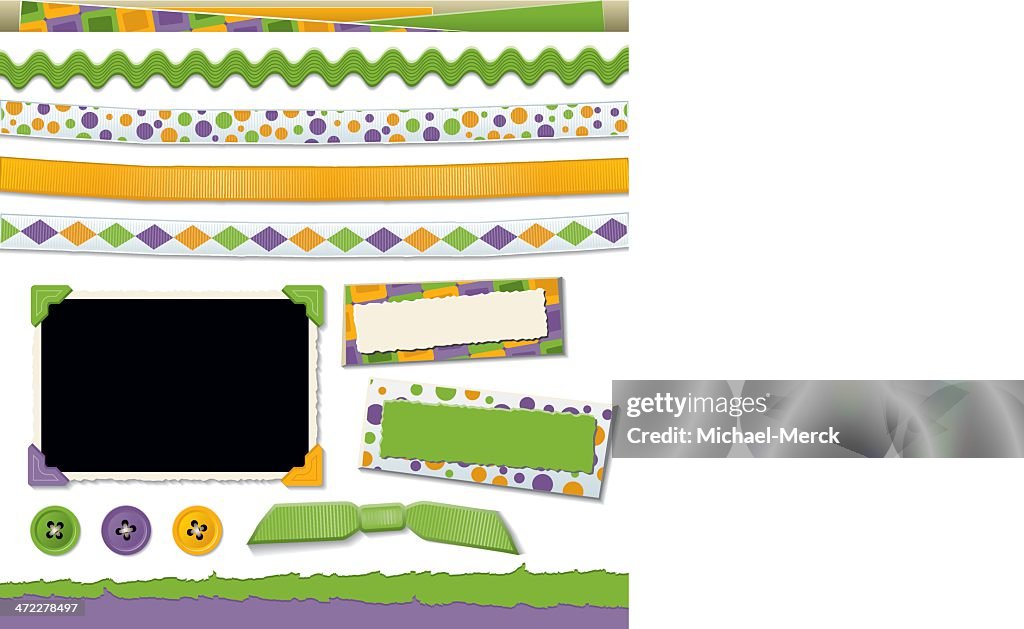 Scrapbook Design-Elemente