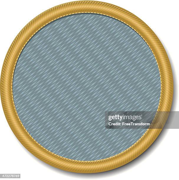 merit badge - textile patch stock illustrations