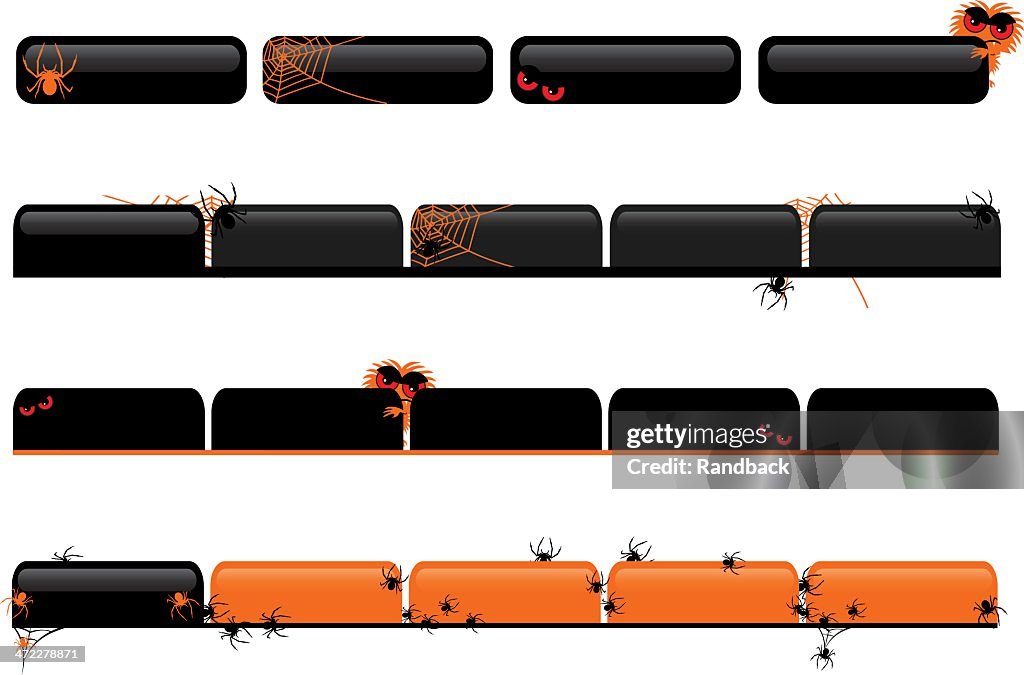 Halloween Web Buttons