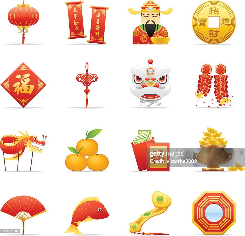 Color Icons - Chinese New Year