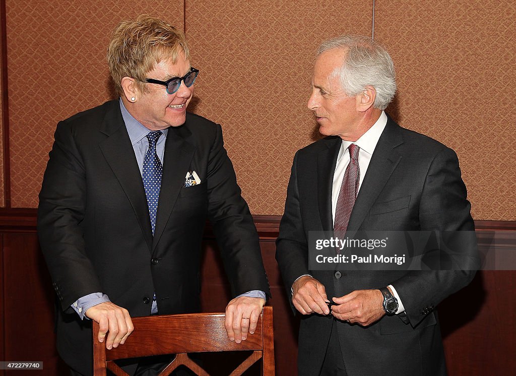 Elton John AIDS Foundation and The ONE Campaign Host Reception on Global HIV/AIDS Funding