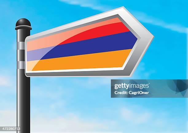 destination: armenia - armenia flag stock illustrations