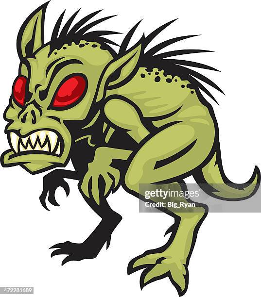 chupacabra - gremlin stock illustrations
