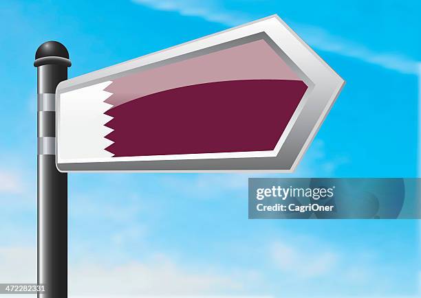 destination: qatar - qatar stock illustrations