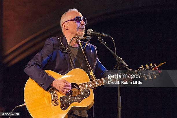 Graham Parker performs at the Union Chapel on May 5, 2015 in London, United Kingdom