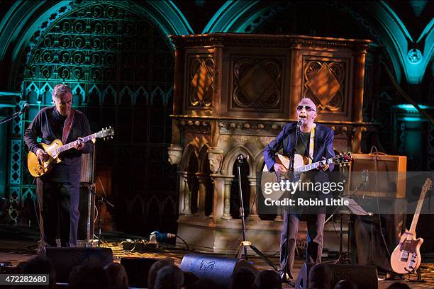 Brinsley Schwarz and Graham Parker perform at the Union Chapel on May 5, 2015 in London, United Kingdom