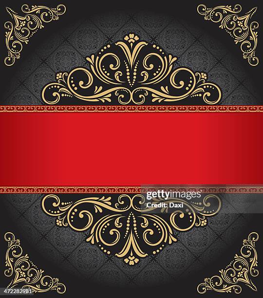 victorian frame - victorian pattern stock illustrations