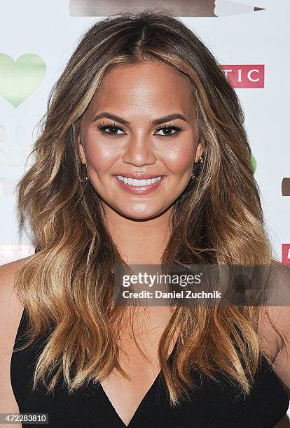 Chrissy Teigen attends the Wellness In The Schools 10th Anniversary Gala at Riverpark on May 5, 2015 in New York City.
