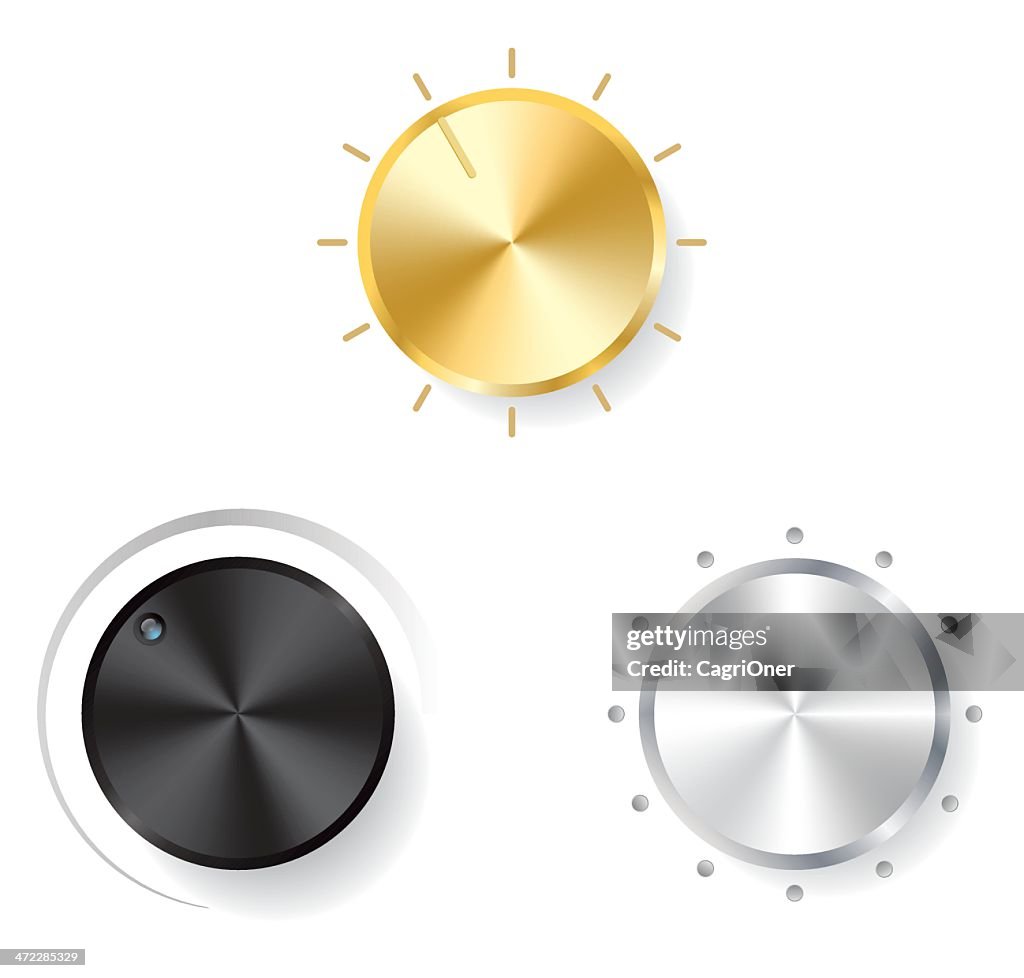 Design-Elemente: Volume Knobs