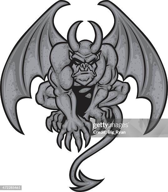 gargoyle - gargoyle stock illustrations
