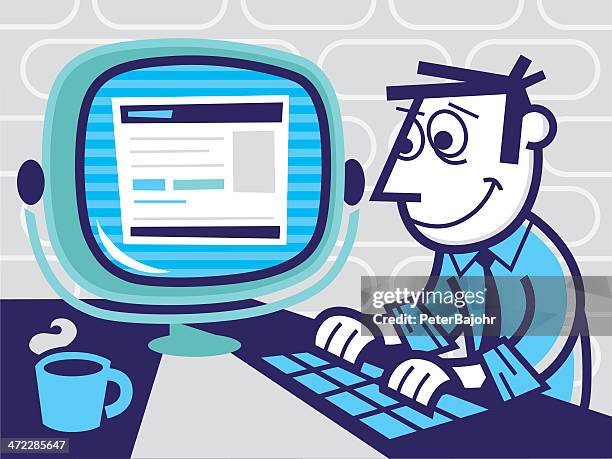128 Computer Programmer Working Cartoon Stock Photos, High-Res Pictures ...