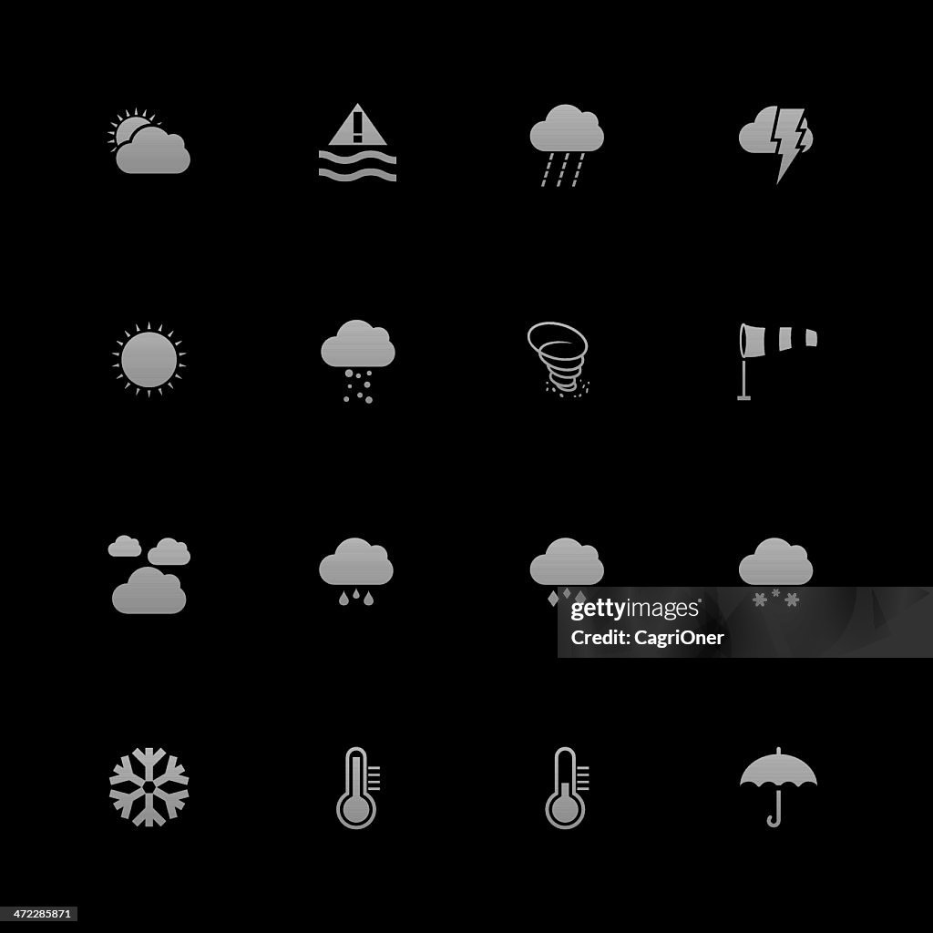 Weather Icons Android Series High-Res Vector Graphic - Getty Images