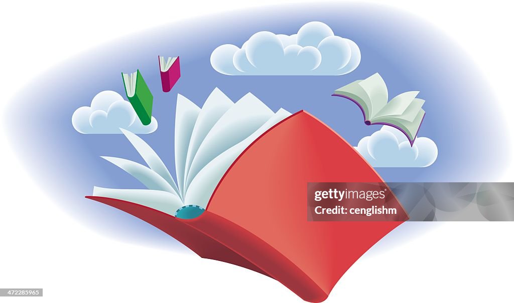 Flying Books High Res Vector Graphic Getty Images flying-books-high-res-vector-graphic-getty-images