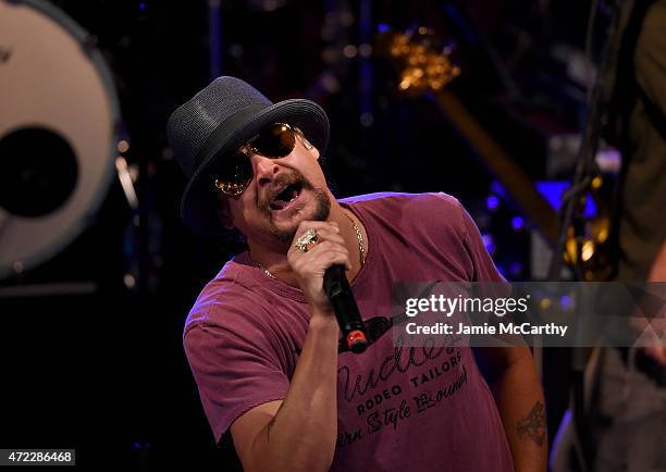 Kid Rock performs onstage as Live Nation Celebrates National Concert Day At Their 2015 Summer Spotlight Event Presented By Hilton at Irving Plaza on...