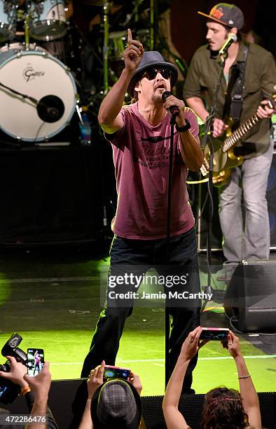 Kid Rock performs onstage as Live Nation Celebrates National Concert Day At Their 2015 Summer Spotlight Event Presented By Hilton at Irving Plaza on...