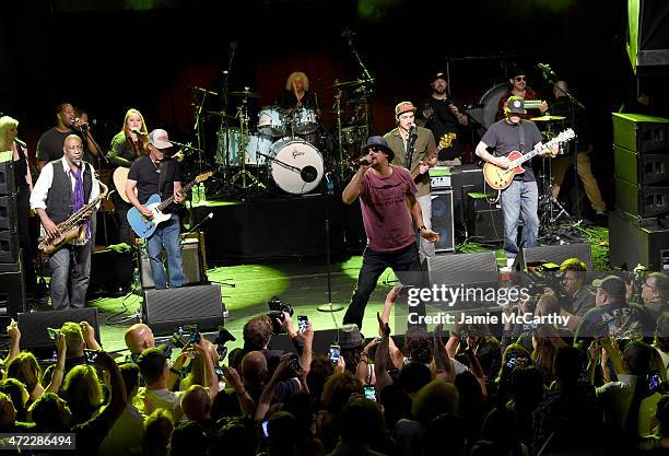 Kid Rock performs onstage as Live Nation Celebrates National Concert Day At Their 2015 Summer Spotlight Event Presented By Hilton at Irving Plaza on...