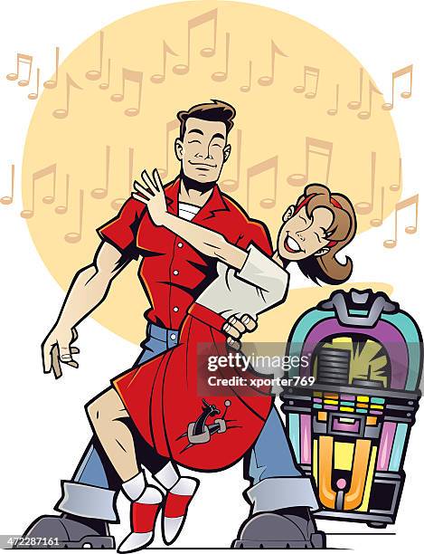 50s Dance Couple High-Res Vector Graphic - Getty Images
