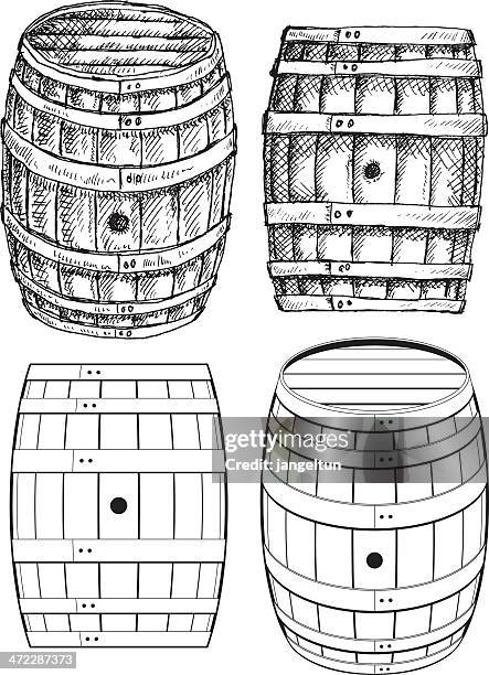 ilustraciones, imágenes clip art, dibujos animados e iconos de stock de barril de vino - barrel