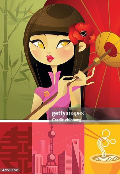 trendsetter (shanghai) - opera stock illustrations