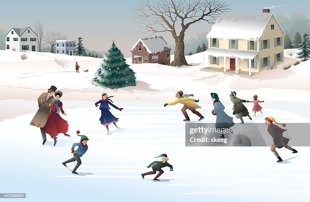 Holiday Skaters