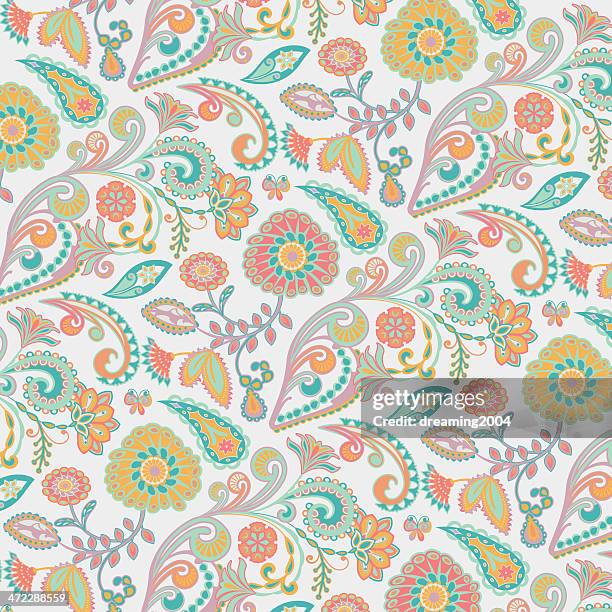 stockillustraties, clipart, cartoons en iconen met floral pattern design - orkestmuziek uit de barok