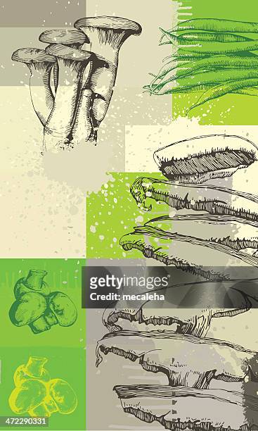 vegetable background - vintage illustration medical spray stock illustrations