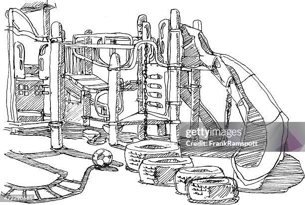 Play Ground Computer Drawing 500 School Playground Drawing Stock Photos, High-Res Pictures, and ...
