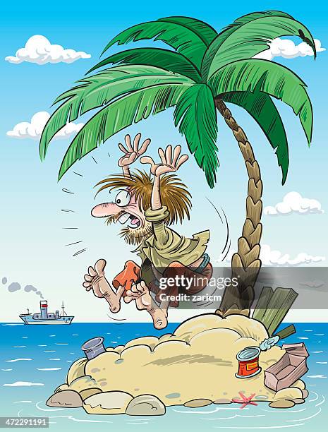 desert island - deserted island stock illustrations