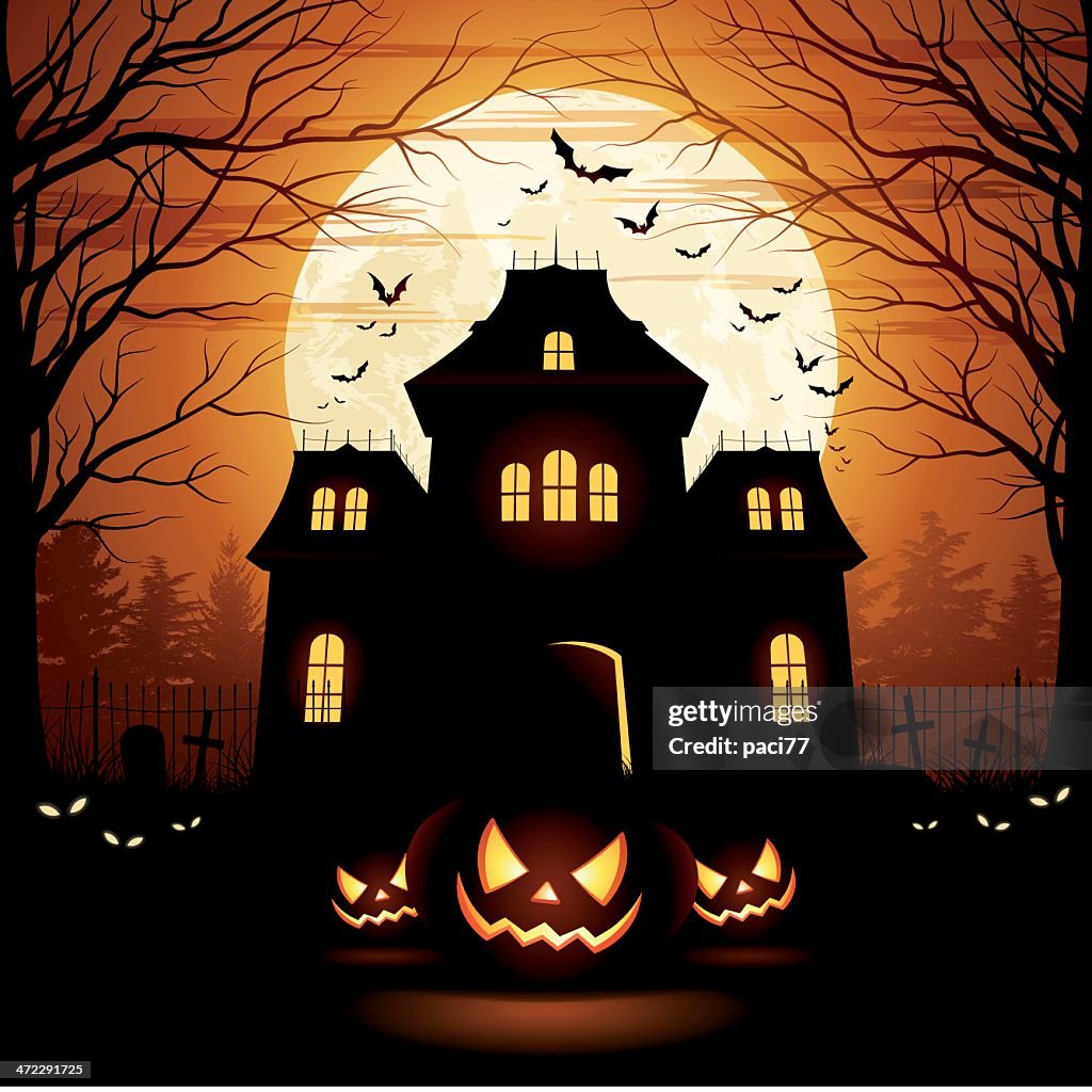 Halloween gruselige House