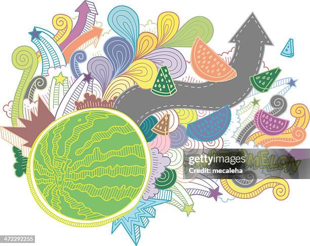 Exploding Watermelon Vector Drawing Exploding Watermelon Photos and Premium High Res Pictures - Getty Images