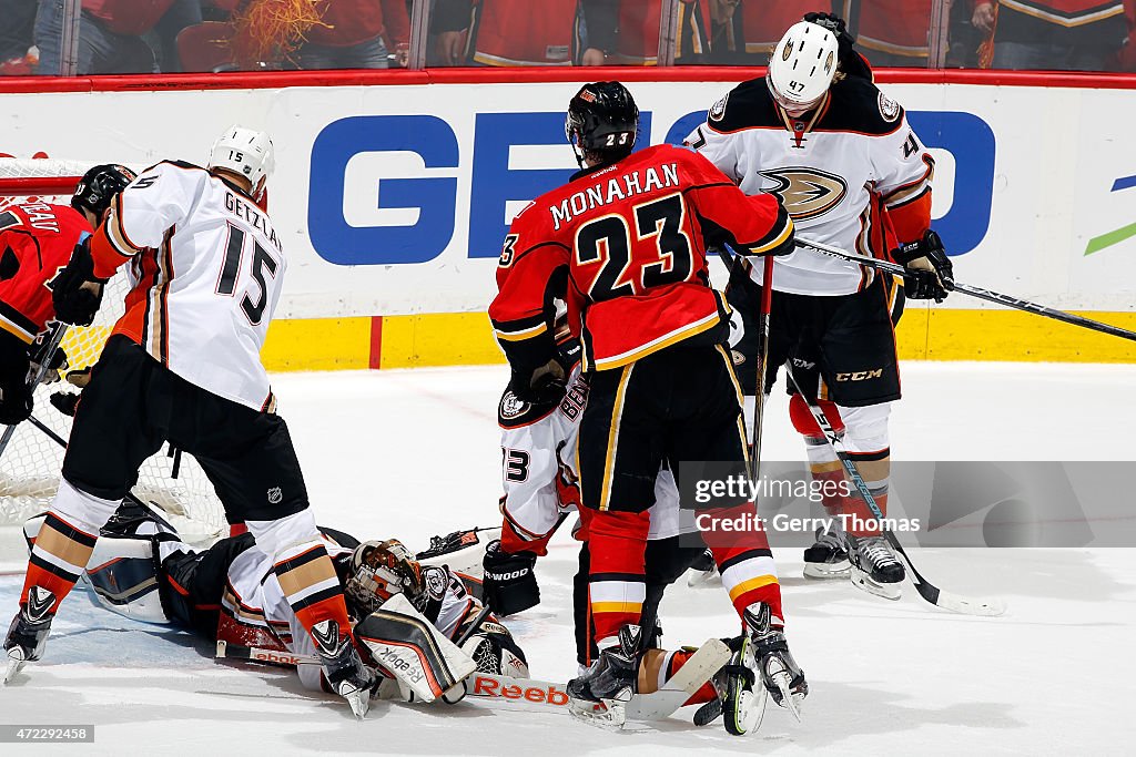 Anaheim Ducks v Calgary Flames - Game Three