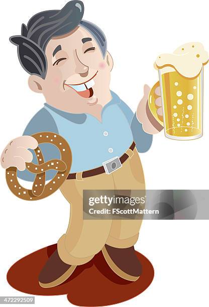 beer drinker - leaving work stock illustrations