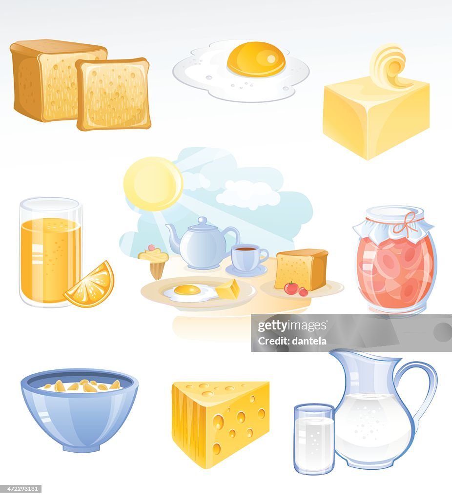 Breakfast Icon Set